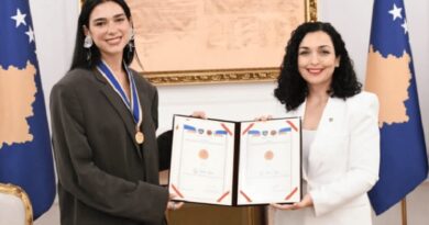 Dua Lipa nomeada embaixadora do Kosovo